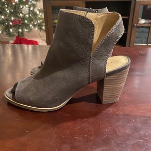 Lucky Brand Peep Toe Booties
